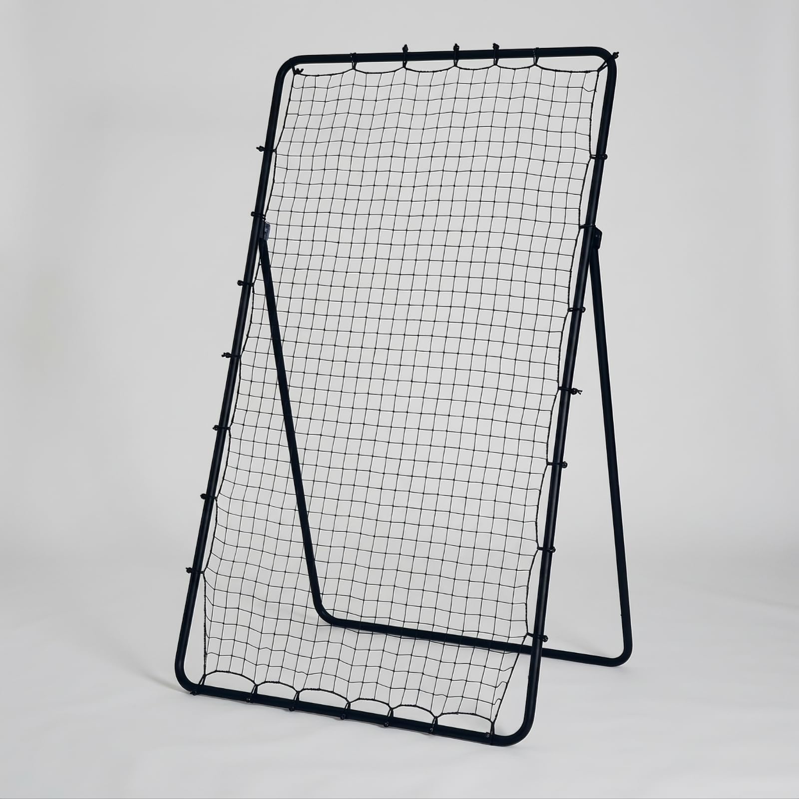 Rete Elaica da Calcio Pieghevole Multifunzione, Rimbalzatore da Calcio, Resiente, Rebounder con Telaio Regolabile, per Giardino