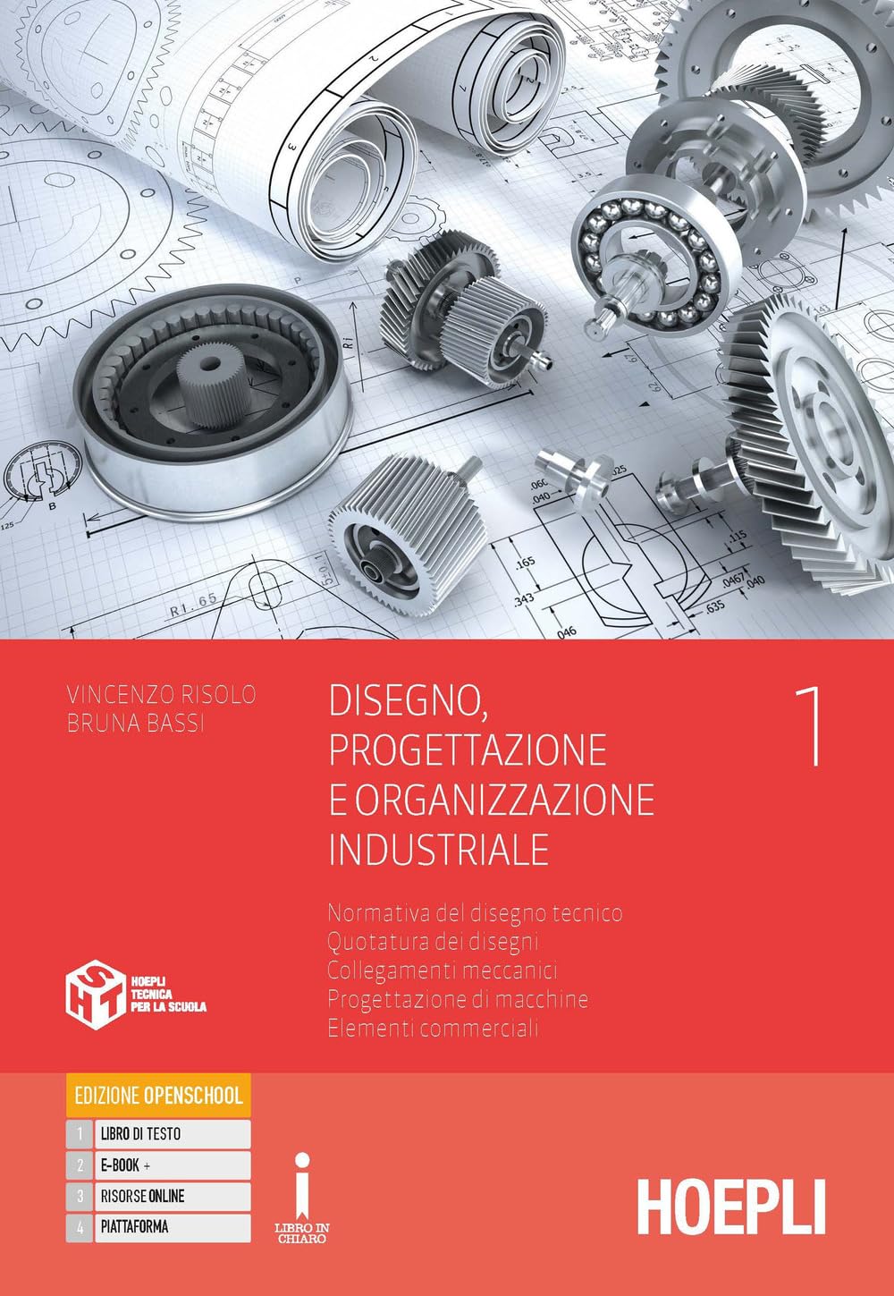 Disegno, progettazione e organizzazione industriale. Per gli Ist. tecnici e professionali. Con e-​book. Con espansione online. Normativa del disegno ... dei disegni. Collegamenti mec... (Vol. 1)