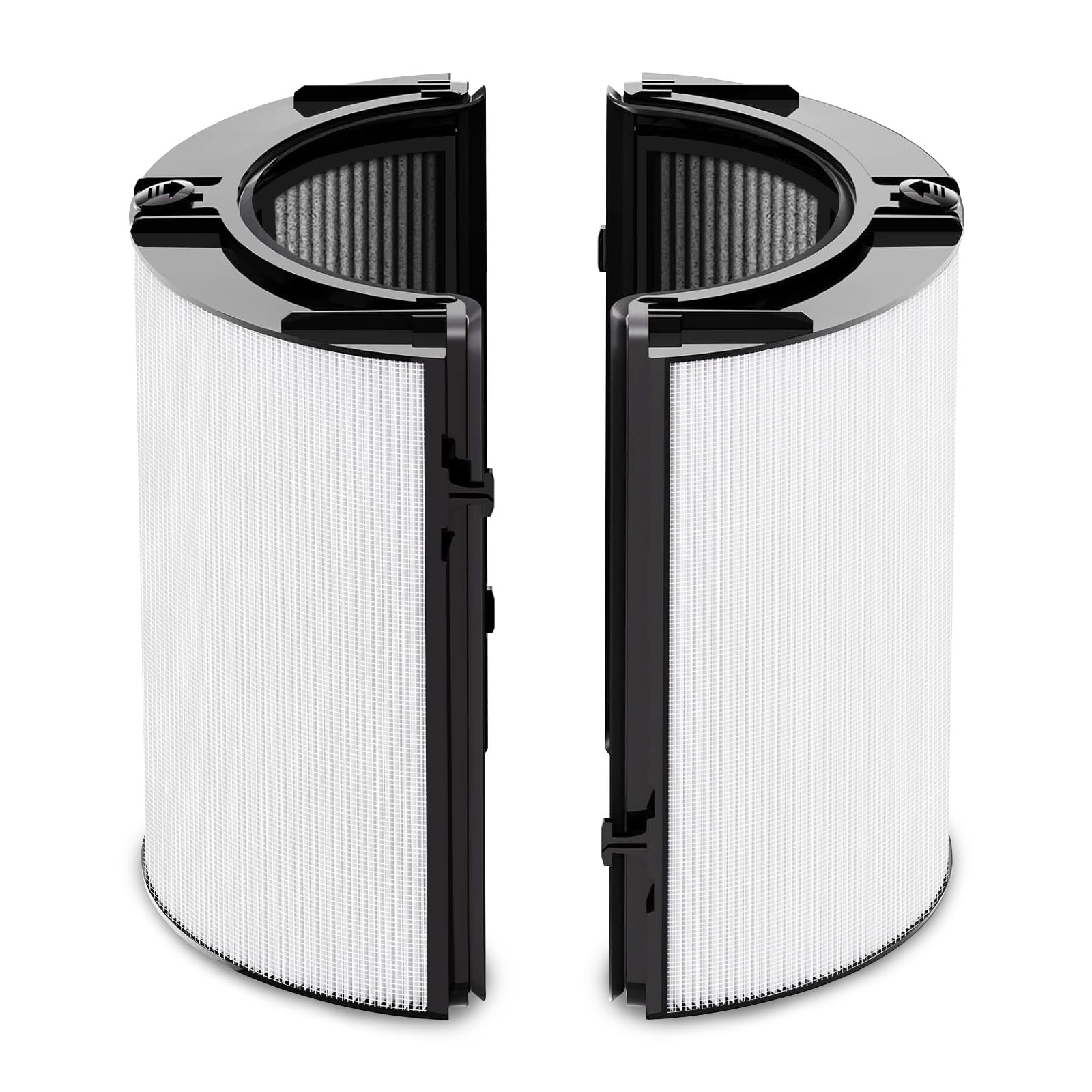 360 Combi Glass HEPA + Carbon Air Purifier Filter for Dyson TP07 TP09 TP10 TP04 TP06 HP04 HP06 HP07 HP09 HP10 PH03 Air Purifier & Fan, 2-in-1 Replacement Filters