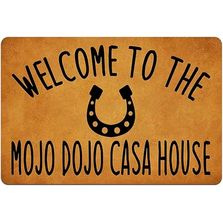 The Mojo Dojo Casa House Doormat: Your Gateway to Zen and Cleanliness