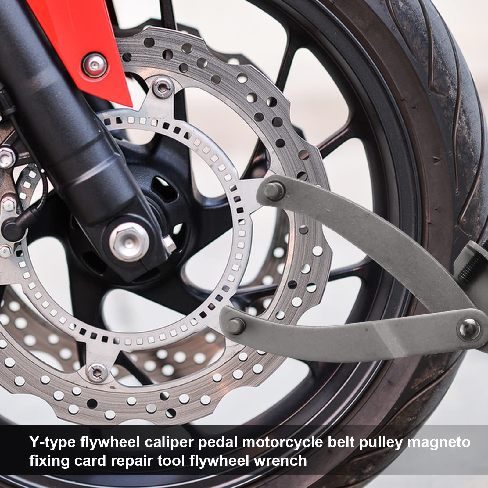 strumento di supporto, volano, blocco, frizione, chiave, variomatic, frizione, moto, puleggia