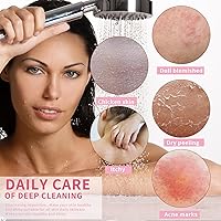 Vista 4 de Prasacco 2 piezas de red exfoliante africana, esponja de red africana, exfoliante de espalda para ducha, África, redes largas, esponjas de ducha