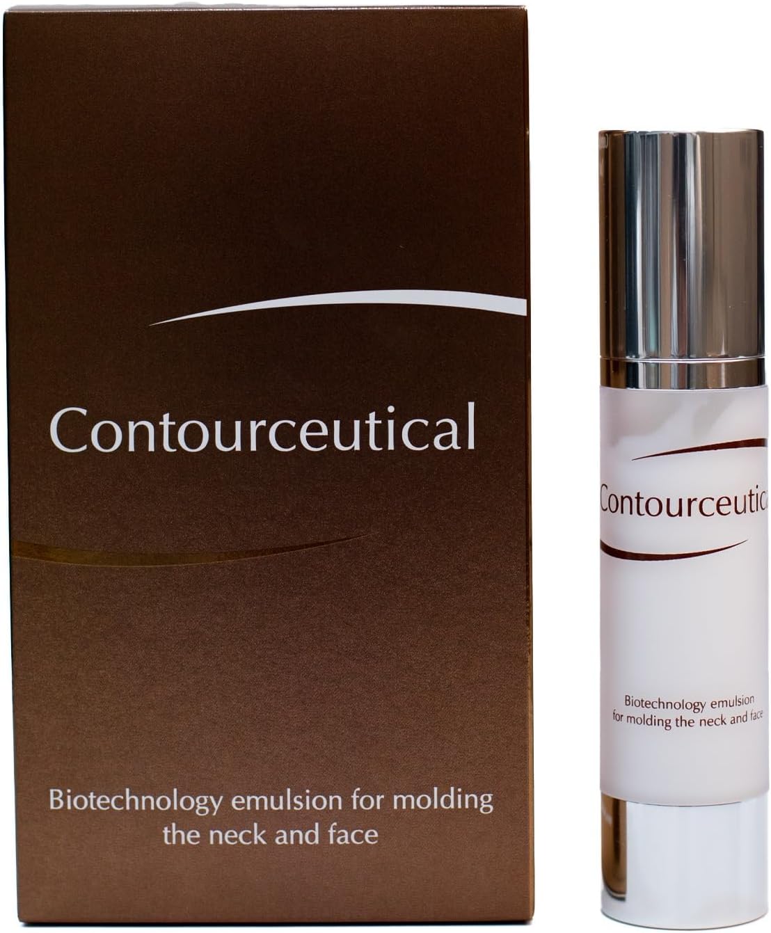 Biotechnology Emulsion for Neck & Face – Firms, Hydrates & Shapes Chin Area, Reduces Double Chin Improves Skin Elasticity & Firmness, Anti-Aging with Lipopeptide & Sambucus Extract 50 ml