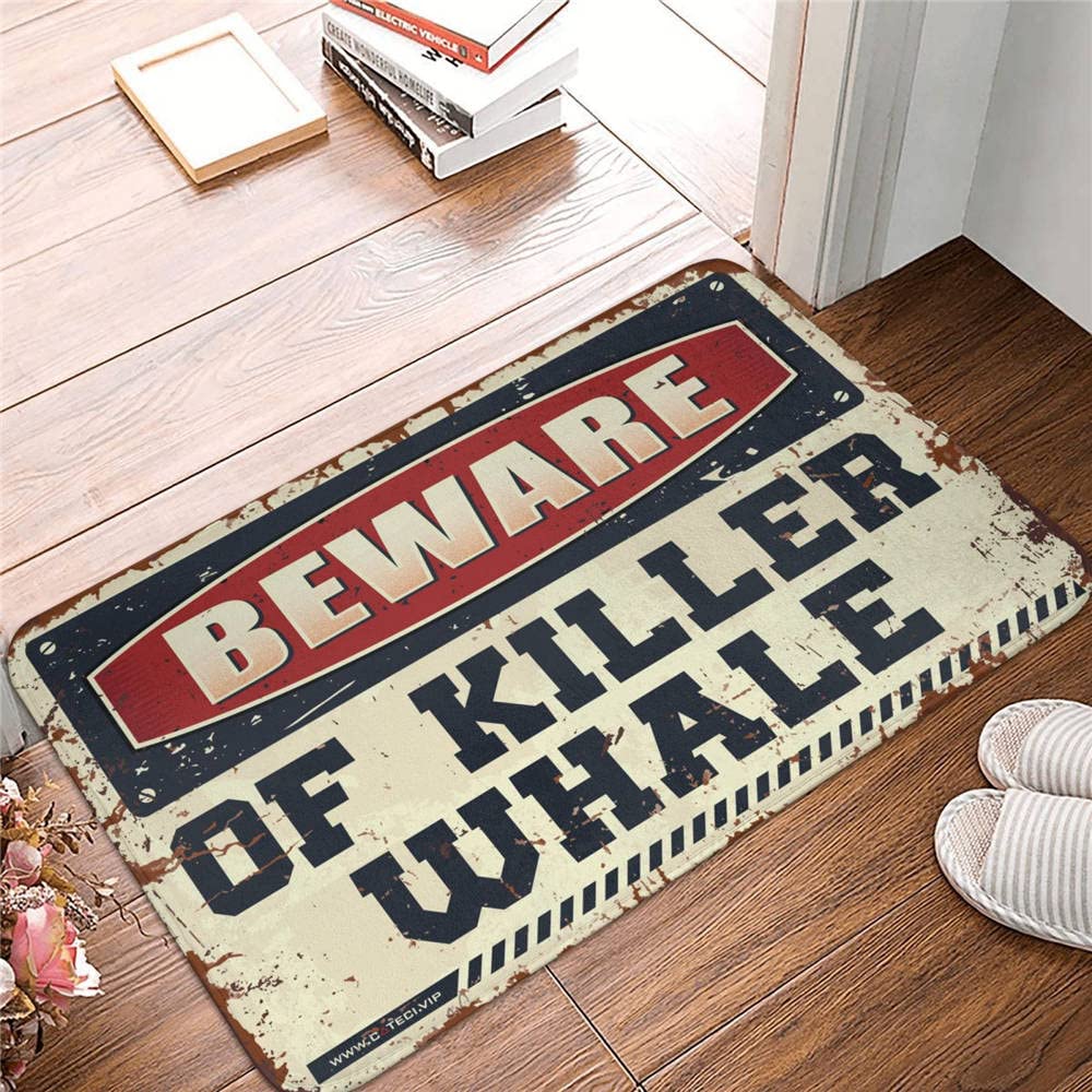 Tapis de cuisine Halloween COTECI anti-salissure pour entrée et extérieur