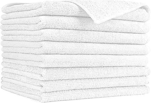 Miniatura 117 de AIDEA Paño de limpieza de microfibra, paquete de 24 toallas de microfibra suave para automóviles, trapos de limpieza absorbentes, paños de lavado