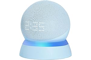 Echo Dot 5th Gen 2023 with Clock: Desktop Mount for Hands-Free Convenience and Style