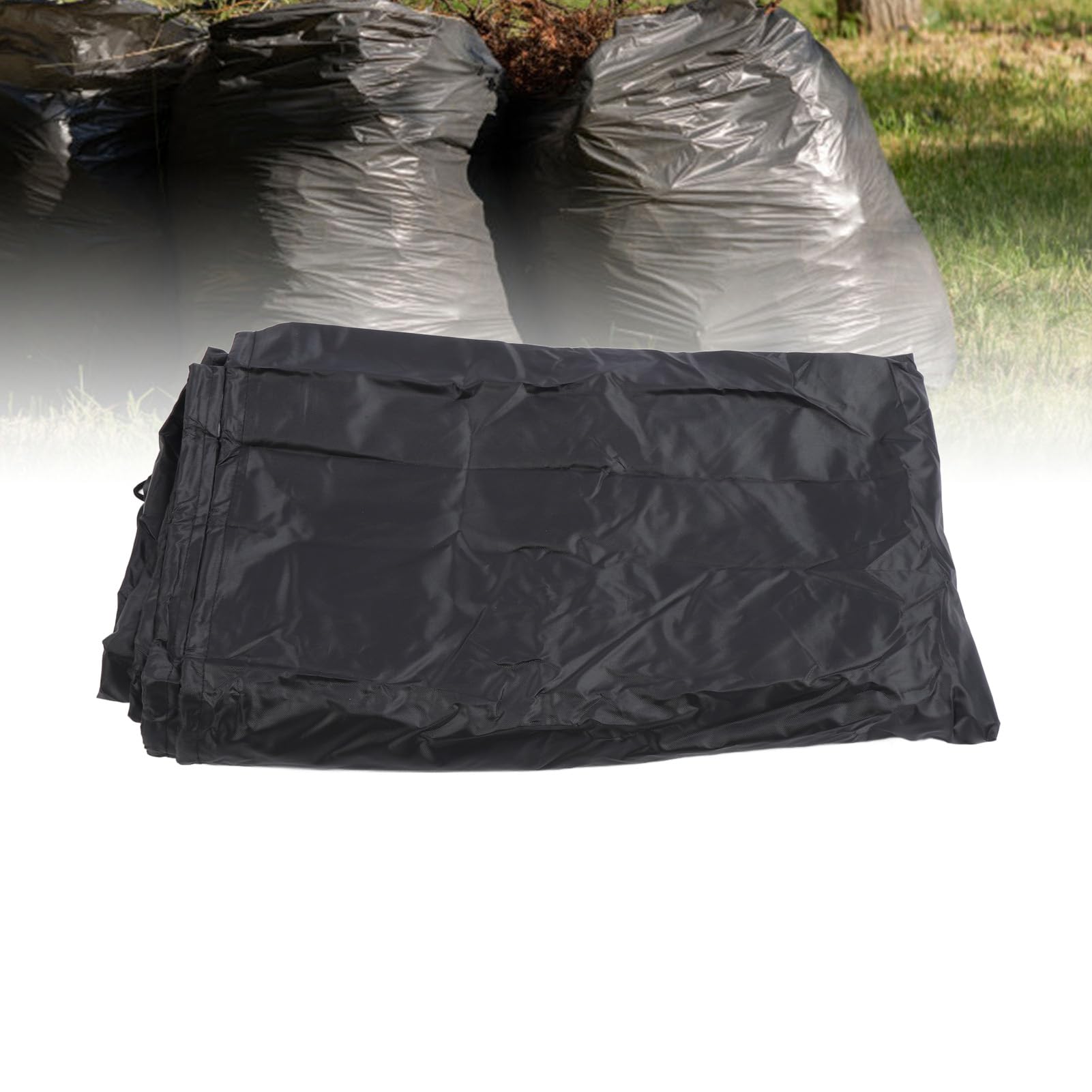 Bolsa para Hojas de Tractor cortacésped Tela Oxford 420D |Recolector de cortacésped de Gran Capacidad para césped y Hojas |Atrapasueños de jardín de fácil instalación para Patios