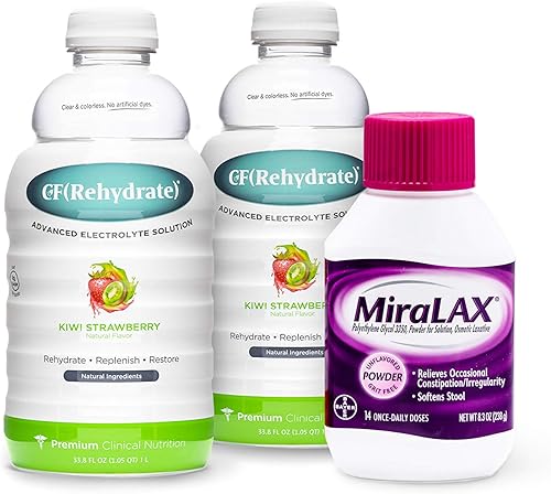 CF Nutrition CFkit de colonoscopia minimiza las molestias y alivia el proceso de colonoscopia incluye 338 onzas líquidas paquete de 2 solución de