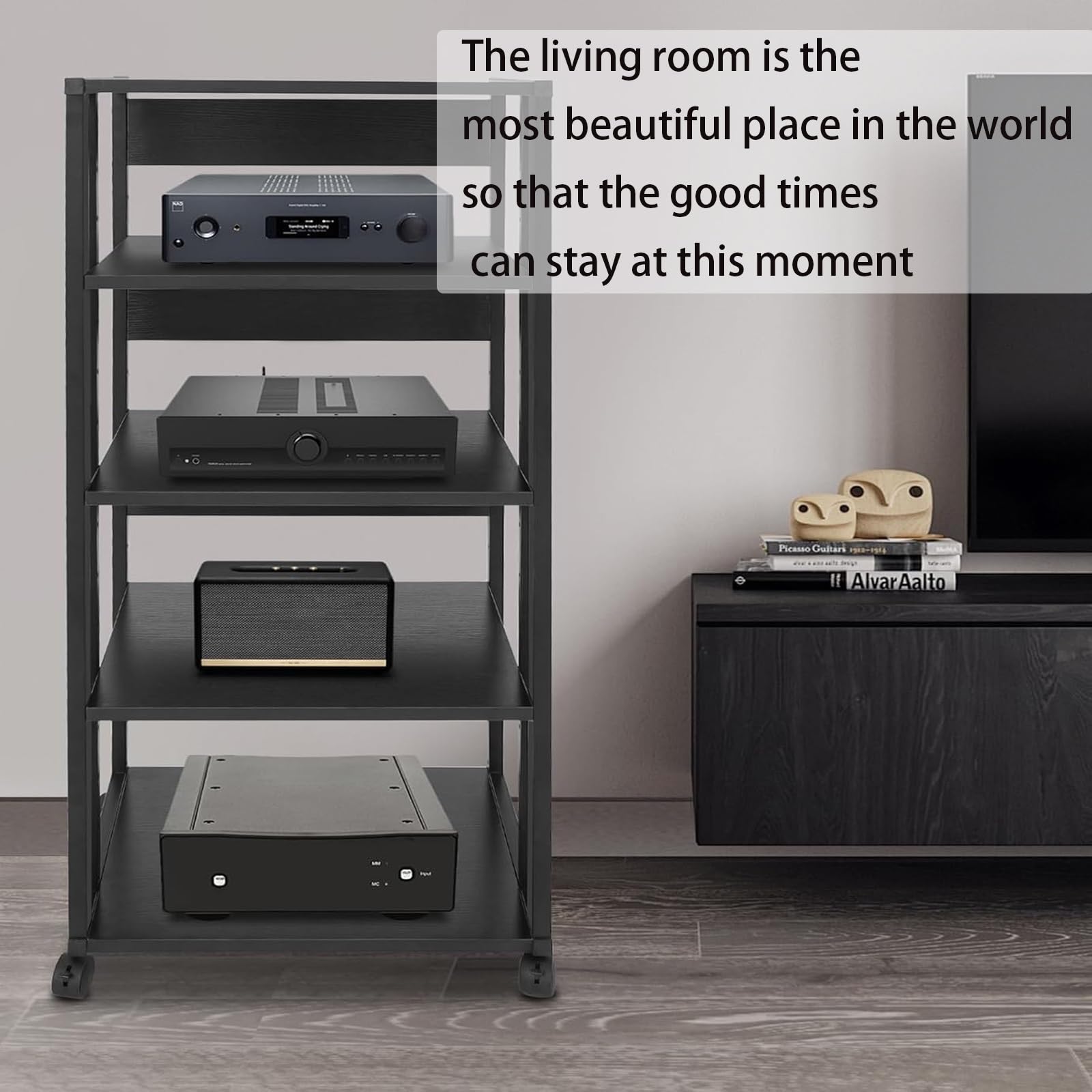 Supporto Stereo, Mobiletto Av, Mobiletti Stereo, Mobiletto Stereo, per Soggiorno, Sala Giochi