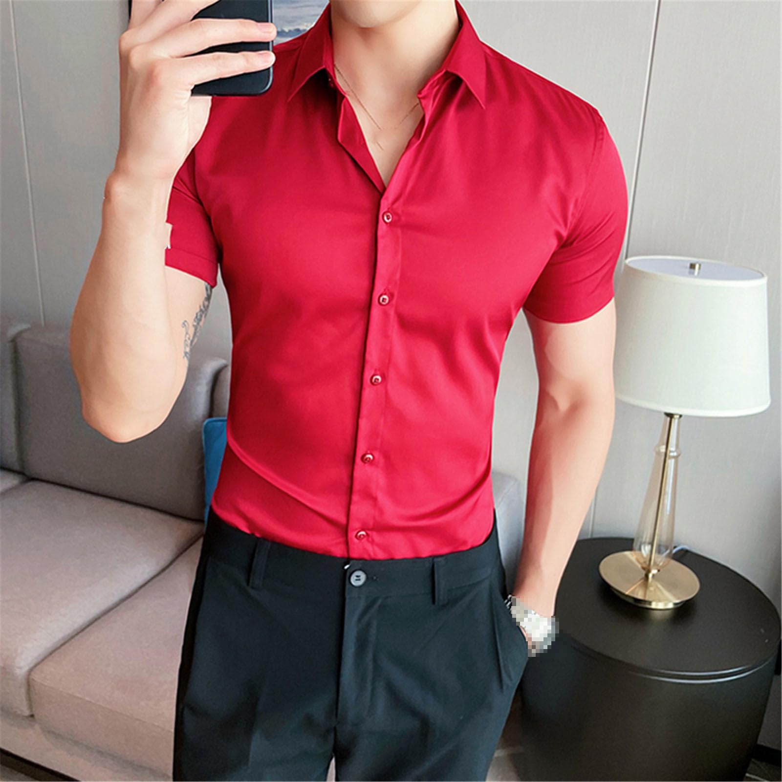 Chemises à manches courtes pour homme