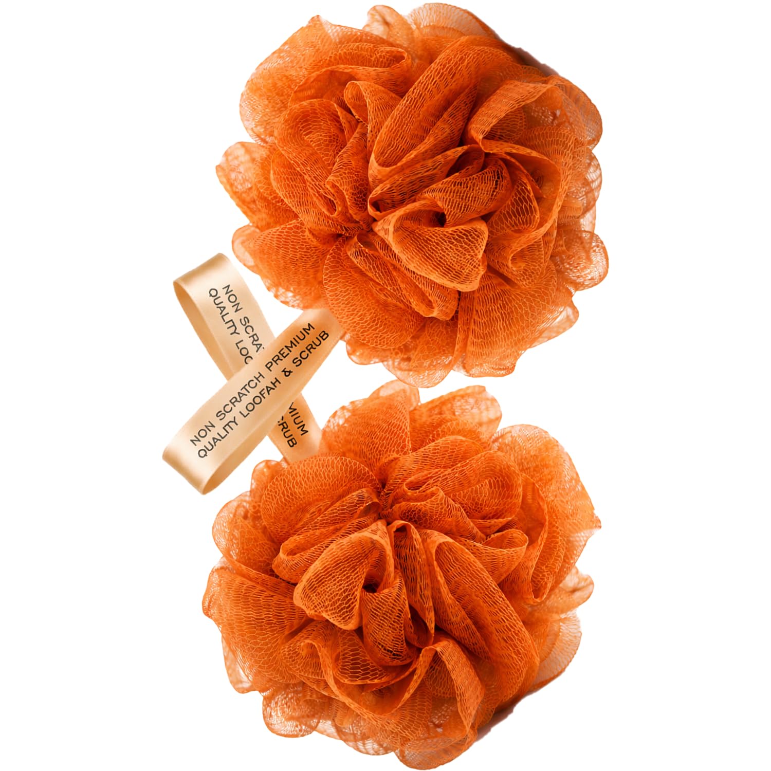 Loofah for bathing [Large Size] [2 Pcs] | Verry Soft & Non-Scratch | For Womens & For Mens (2, Large)-image-49