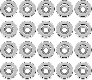 Rare Earth Magnets Round Magnets with Hole Strong Magnets 20pcs M4 Counterbore Magnets Rare Earth Strong Magnets for Audio Electronics Machinery D15x5