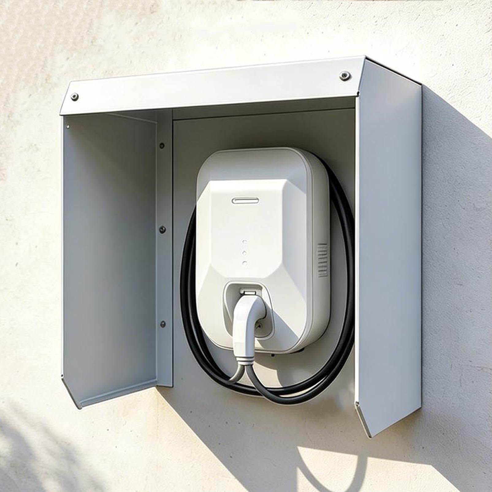 Protection universelle contre pluie et neige pour votre borne électrique murale