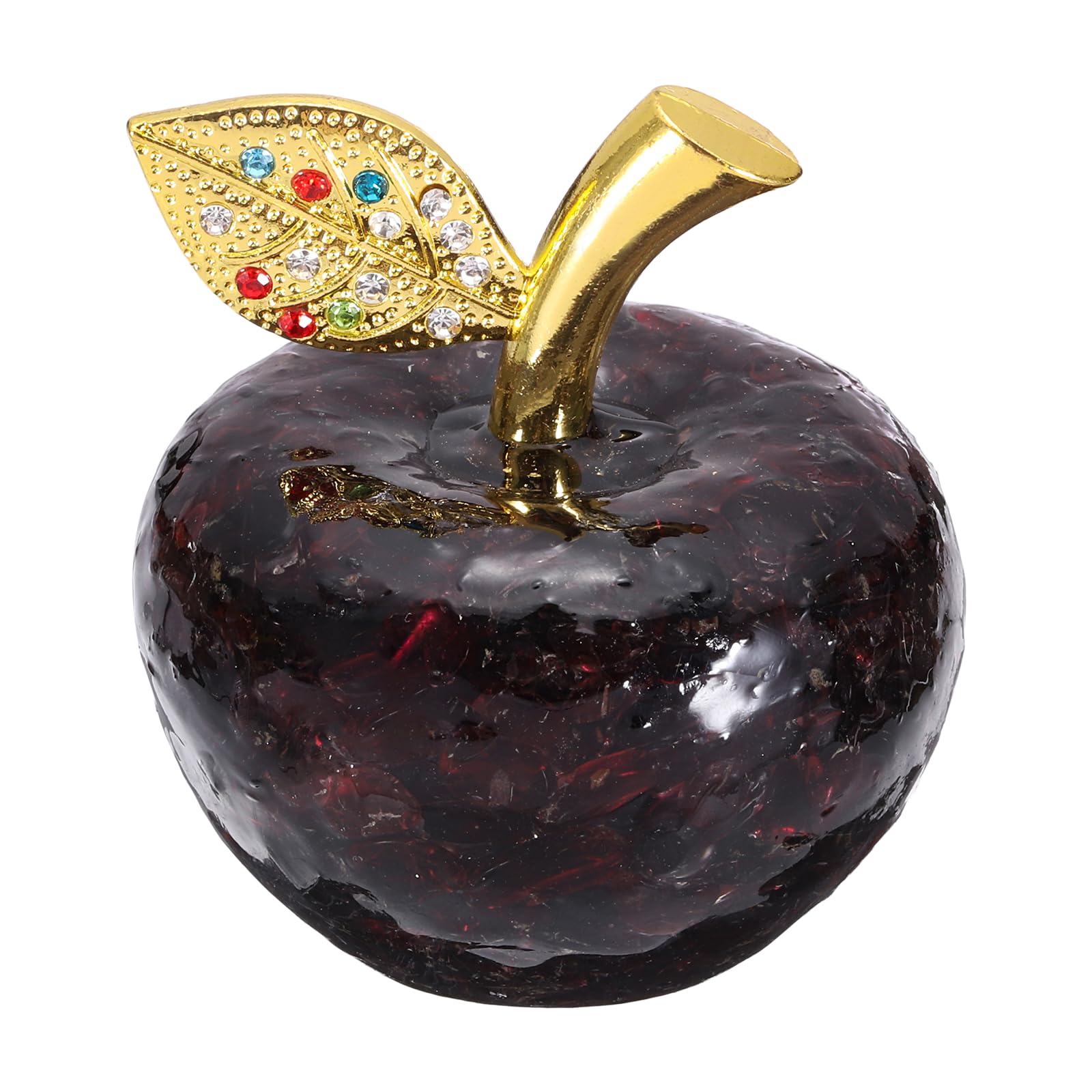Fruit artificiel en cristal violet foncé pour embellir un meuble sombre