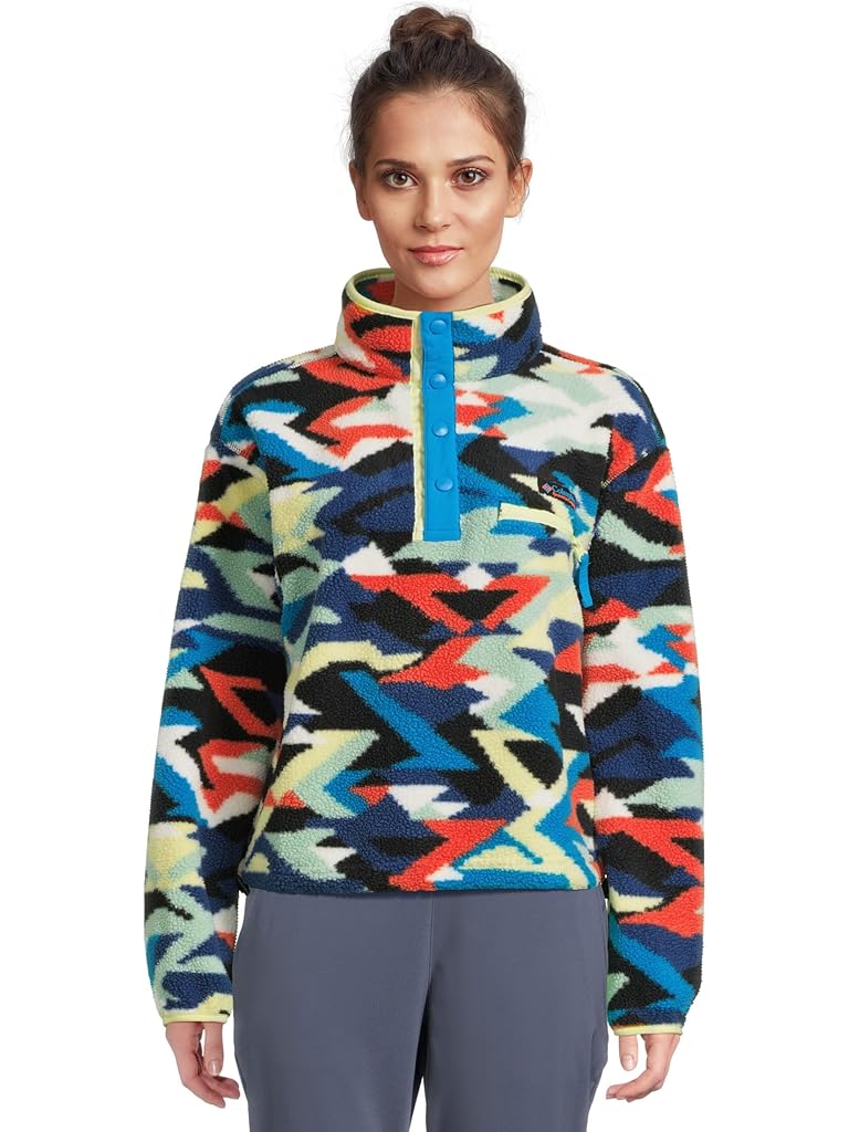 Multi Columbia Helvetia™ II Printed Cropped Half Snap