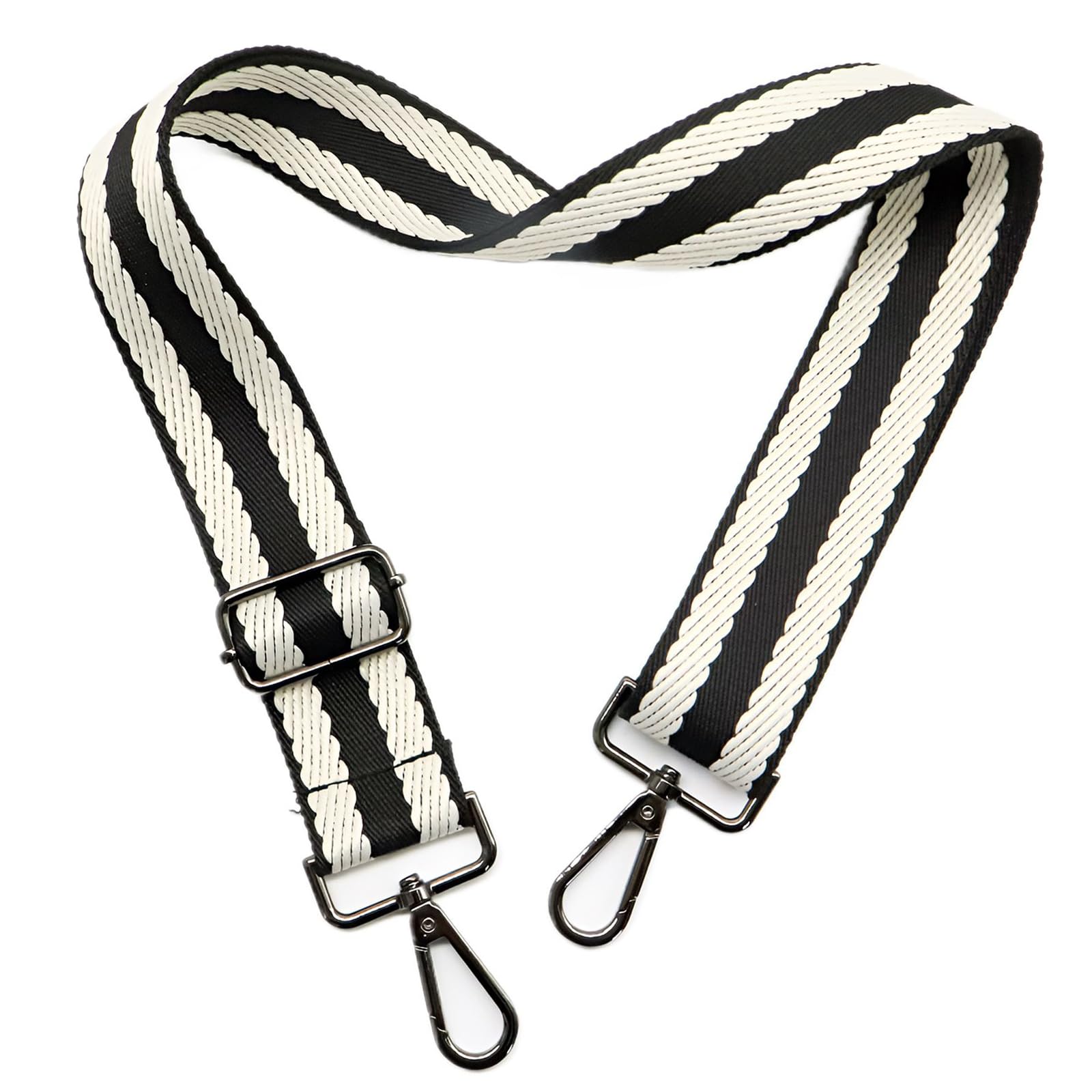 Purse Strap Gold Hardware Replacement Crossbody Bag Strap, Wide Adjustable Shoulder Strap