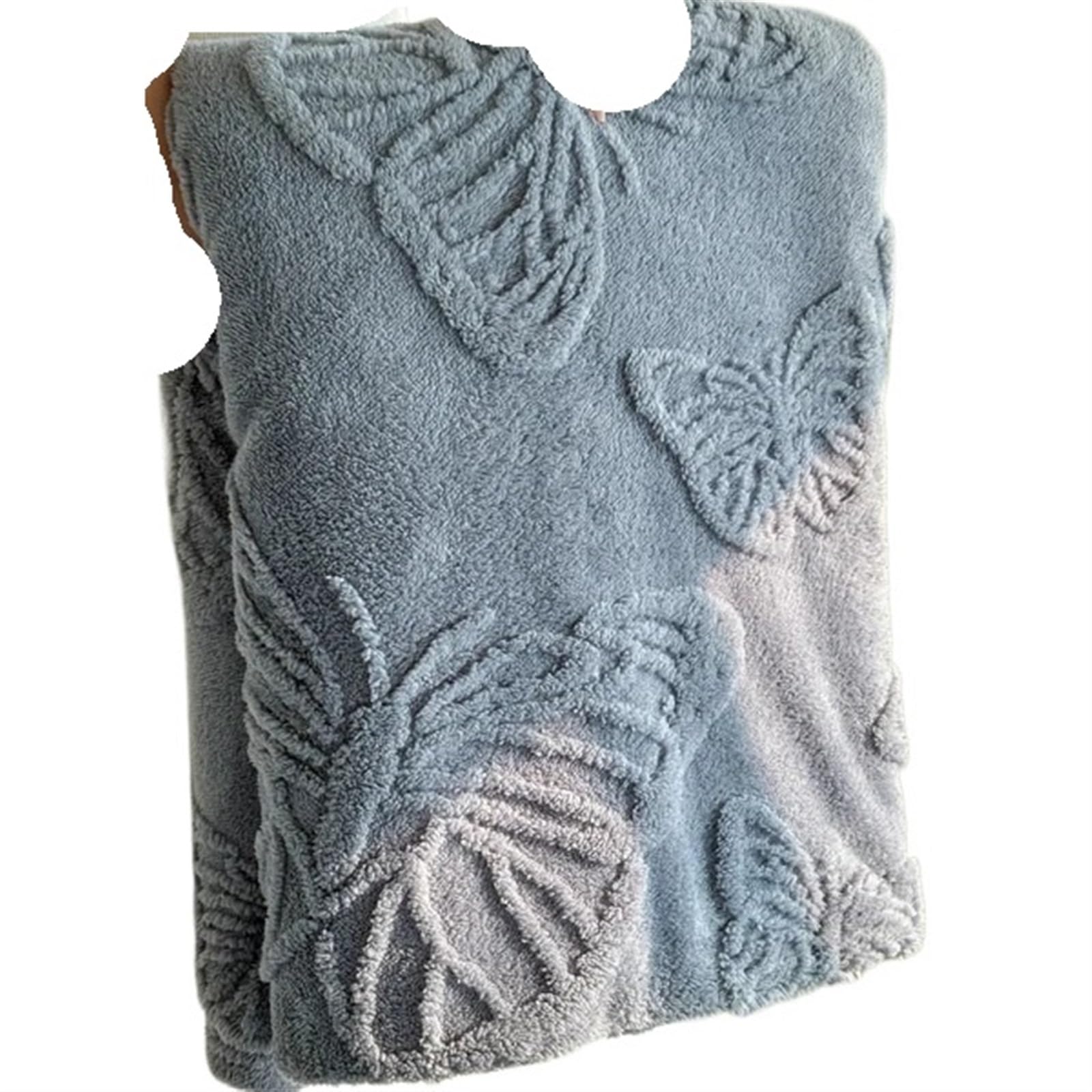 Plaid de canapé en flanelle motif papillon pour des soirées cocooning au salon