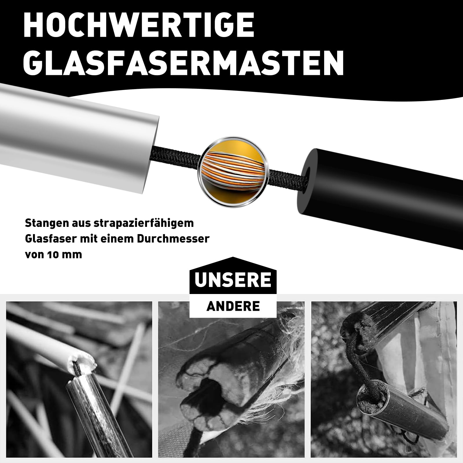 213 x 152cm Kinder Fußballtor, Faltbar Outdoor Übung Fußballnetz für Garten