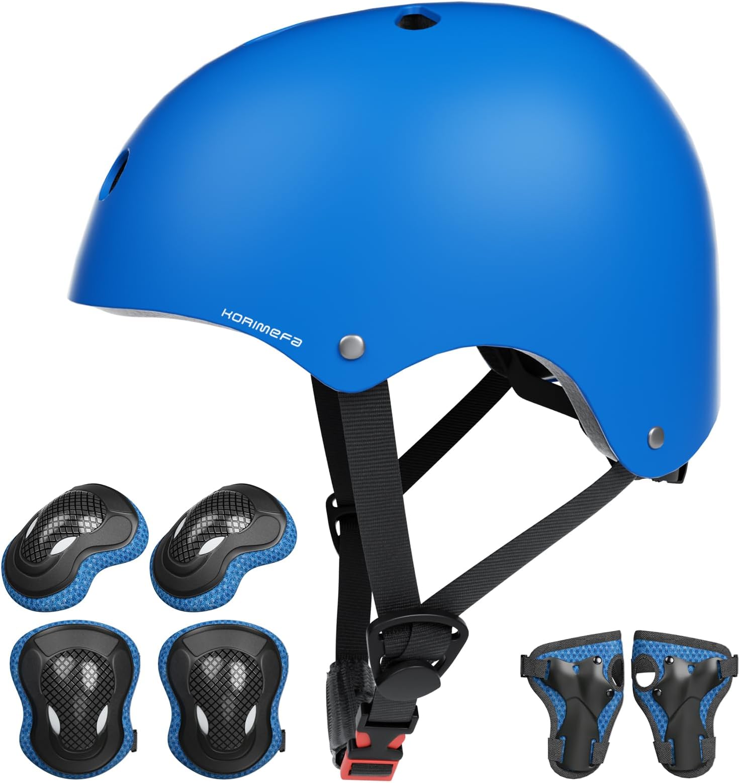 KORIMEFA Kids Bike Helmet Toddler Helmet for 2-13 Years Old Boys Girls Adjustable Skateboard Helmet Multi-Sports Lightweight Helmet Safety Protection Gear for BMX Cycling Skateboard Scooter