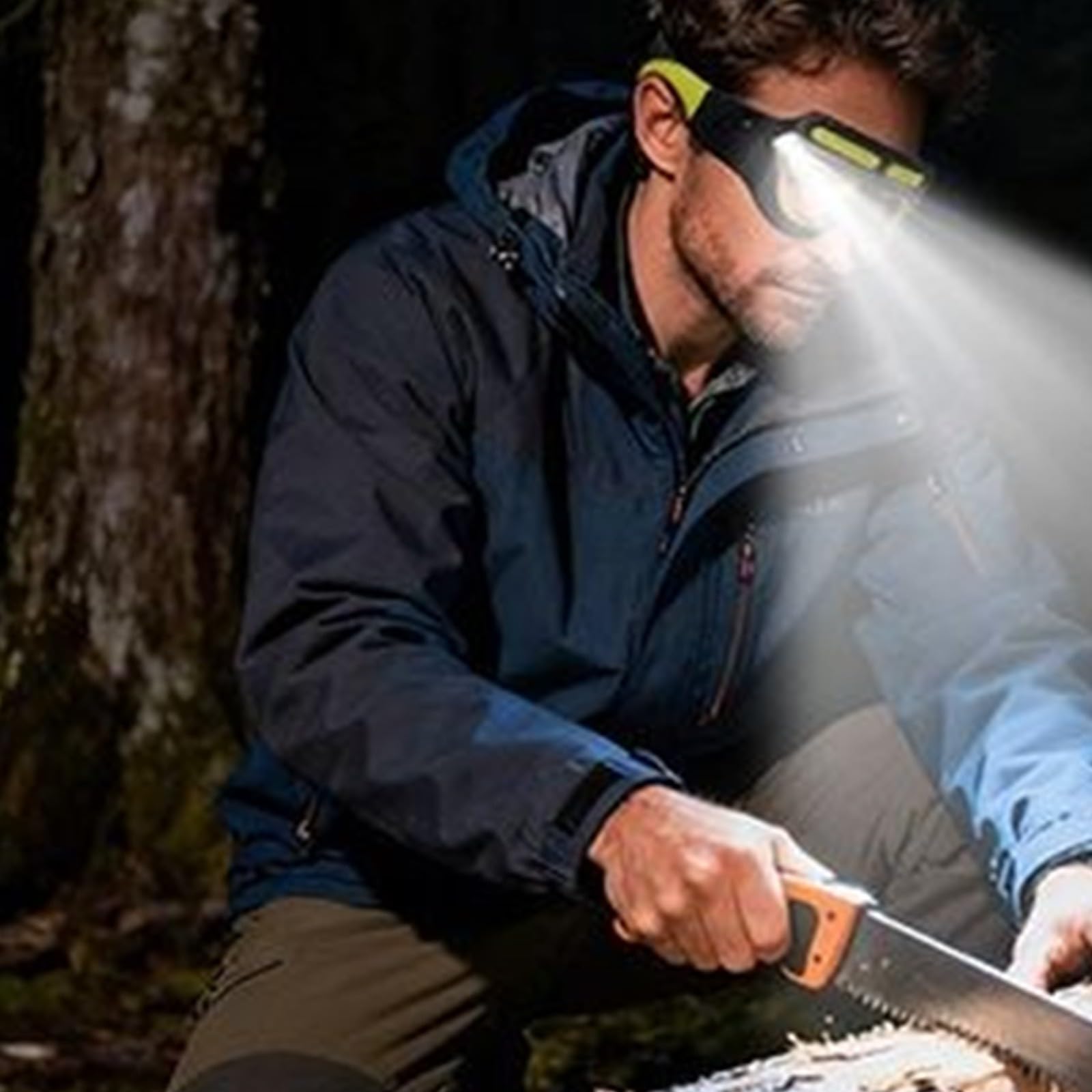 Gafas de seguridad LED con brillo ajustable, gafas versátiles para ciclismo, correr, pesca, senderismo y trabajo, mejoran la visibilidad nocturna y la protección