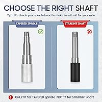 Vista 4 de SEHNSUCHT Kit de Cubo Tensor de Rueda de Remolque, 5 Agujeros, Cubo Tensor de Perno de 4.5" para Ejes de Remolque de 3500lb, Compatible con Eje