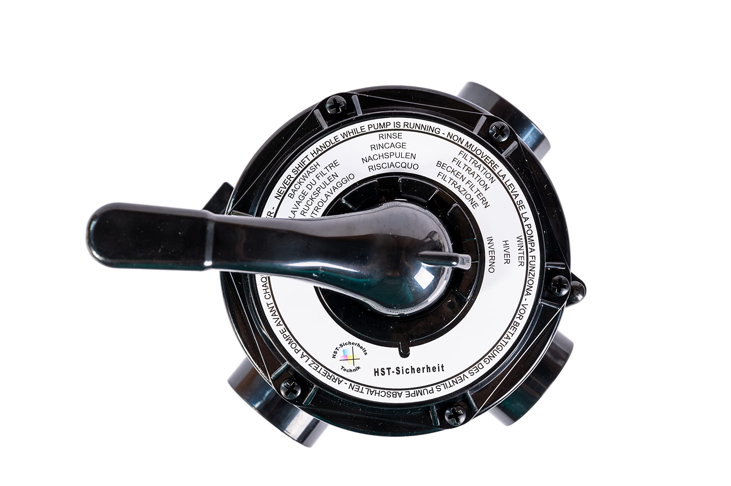 HST Sandfilter Poolfilter bis 30.000 Liter + Leis Profi Poolpumpe 8000 Liter/Std 250 W mit Vorfilter Sandkessel 5-Wegeventil Bodenplatte viel Zubehör Komplettset geeignet für Sand Filterbälle Glas