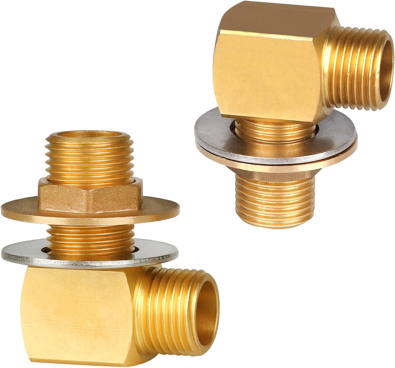 COOLWEST Faucet Installation Kit Connector Set for Stainless Steel Commercial Kitchen Prep