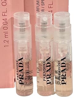 Prada PARADOXE Sample Perfume WOMEN Spray Vial 1.2 ml / 0.04 oz - Set of 3
