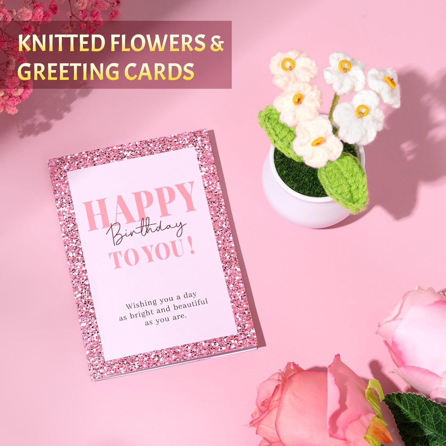 Birthday Gifts for Women, 12pcs Happy Birthday Gift Basket for Women Unique Gifts Set Ideas Relaxing Birthday Box w/ Blanket for Her Mom Best Friends Female Sister Her Friendship(pink) - Image 8