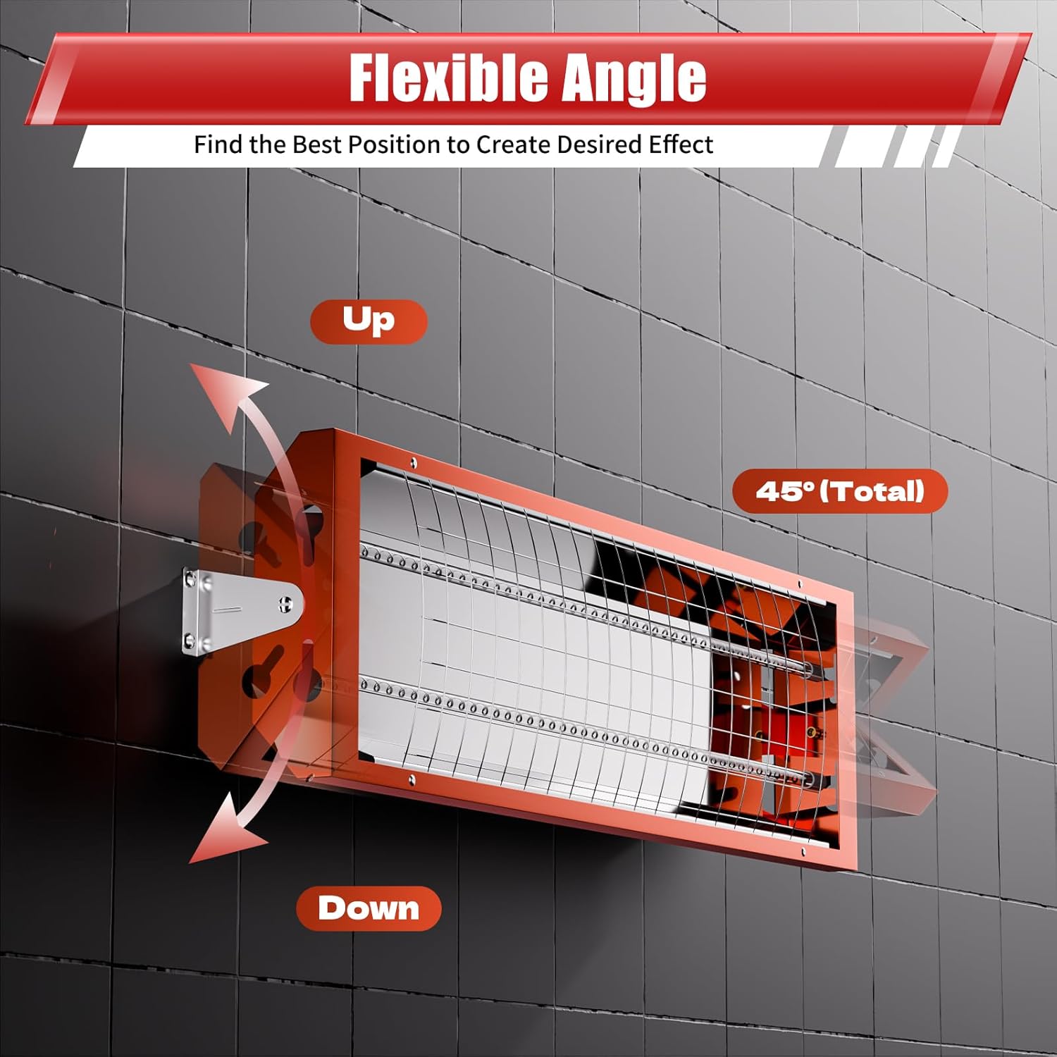 2000W Baking Infrared Paint Curing Lamp, 1 Set of 2pcs Automotive Infrared Curing Lights 110V Body Repair Paint Curing Systems for Automobile Paint Booths, Furniture Paint Booths