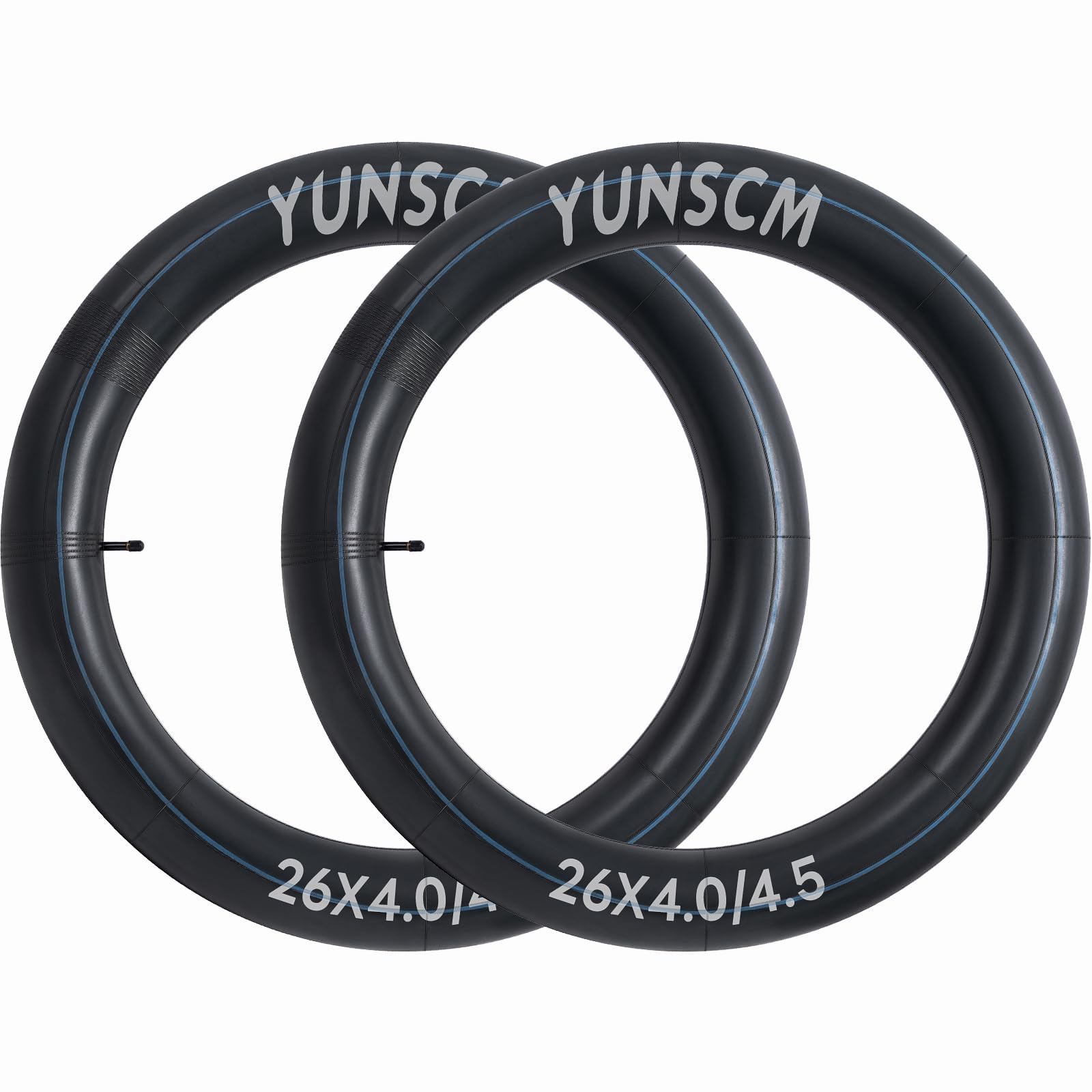 YunSCM Tube intérieur AV 48 mm Schrader Compatible avec pneus de 26 x 3 Fat Tire Bicycle/vélo et Moto