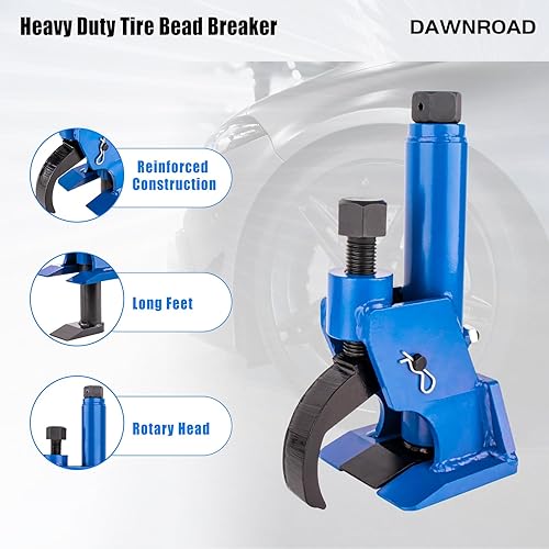 Miniatura 2 de DAWNROAD Interruptor manual de cuentas de neumáticos de martillo ajustable fácil de operar herramienta cambiadora de neumáticos para ATV tractores