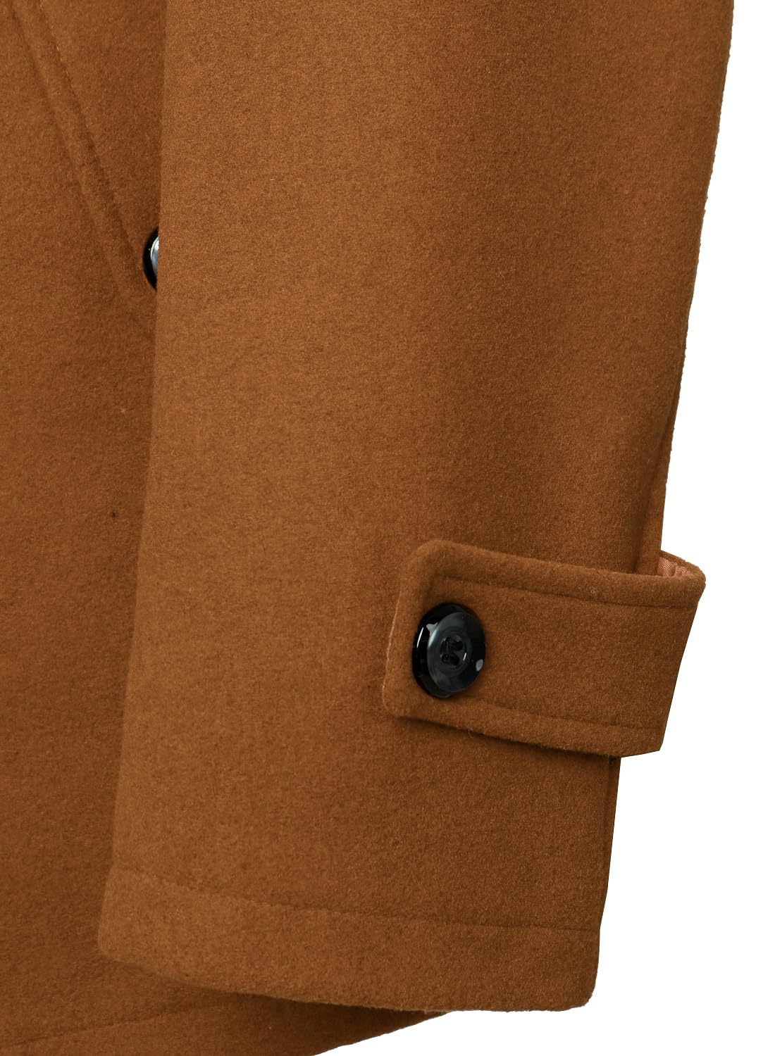 Cappotti in misto lana da uomo con cerniera staccabile Inverno caldo Jakcet Monopetto Business Giacca a vento Pisello Cappotto