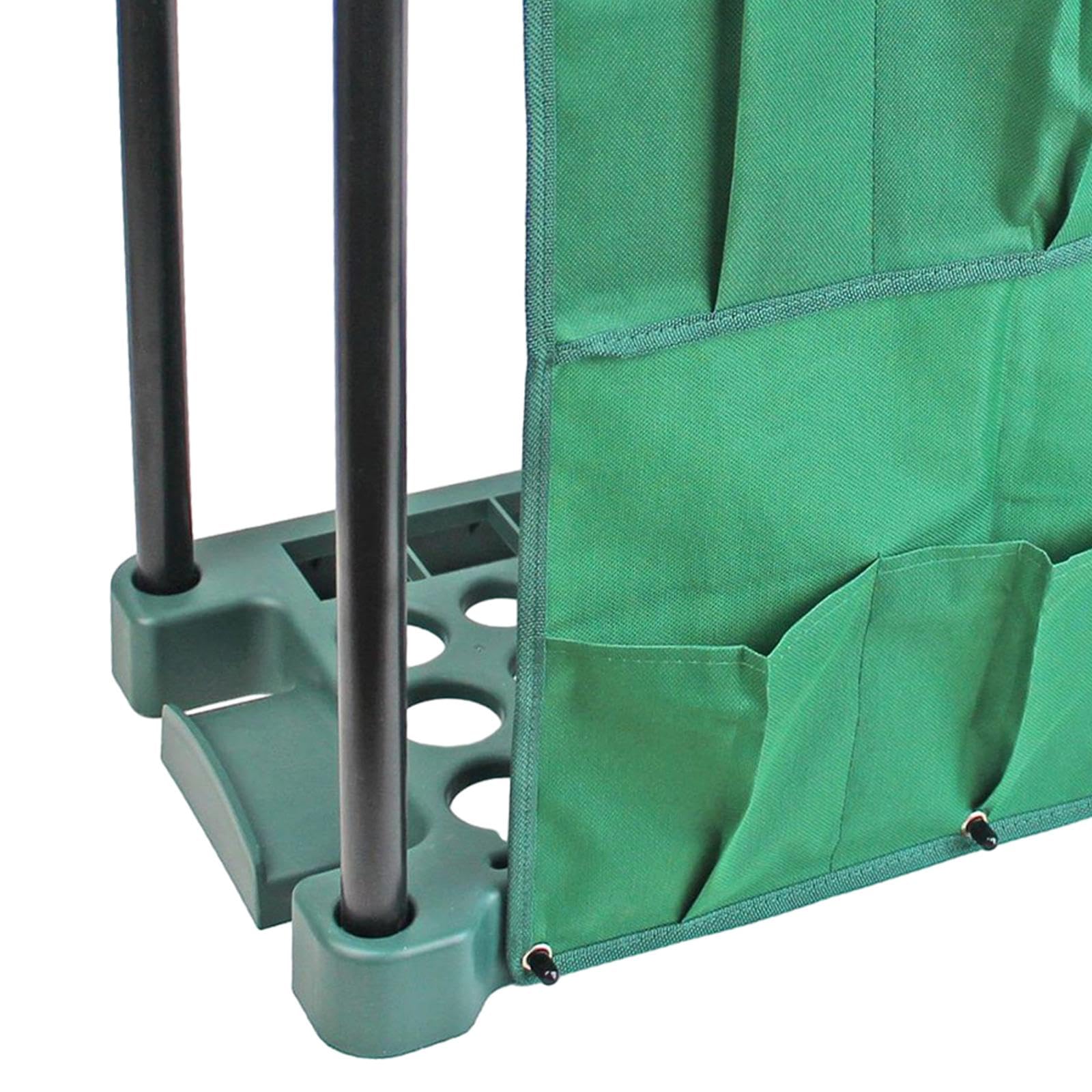 LOVIVER Organizzatore per Attrezzi da Giardino Rastrelliera per Attrezzi da Giardino Durevole Premium Contiene Attrezzi da Giardino Scaffale per Garage