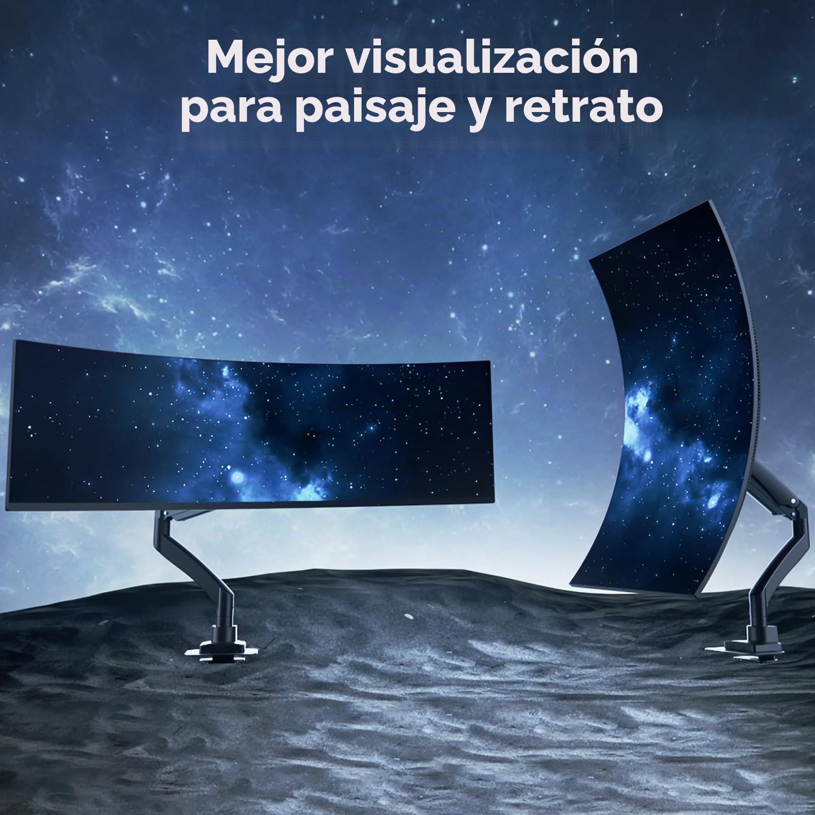 PUTORSEN Soporte Monitor 22-57 Pulgadas Brazo 27kg VESA 200x200