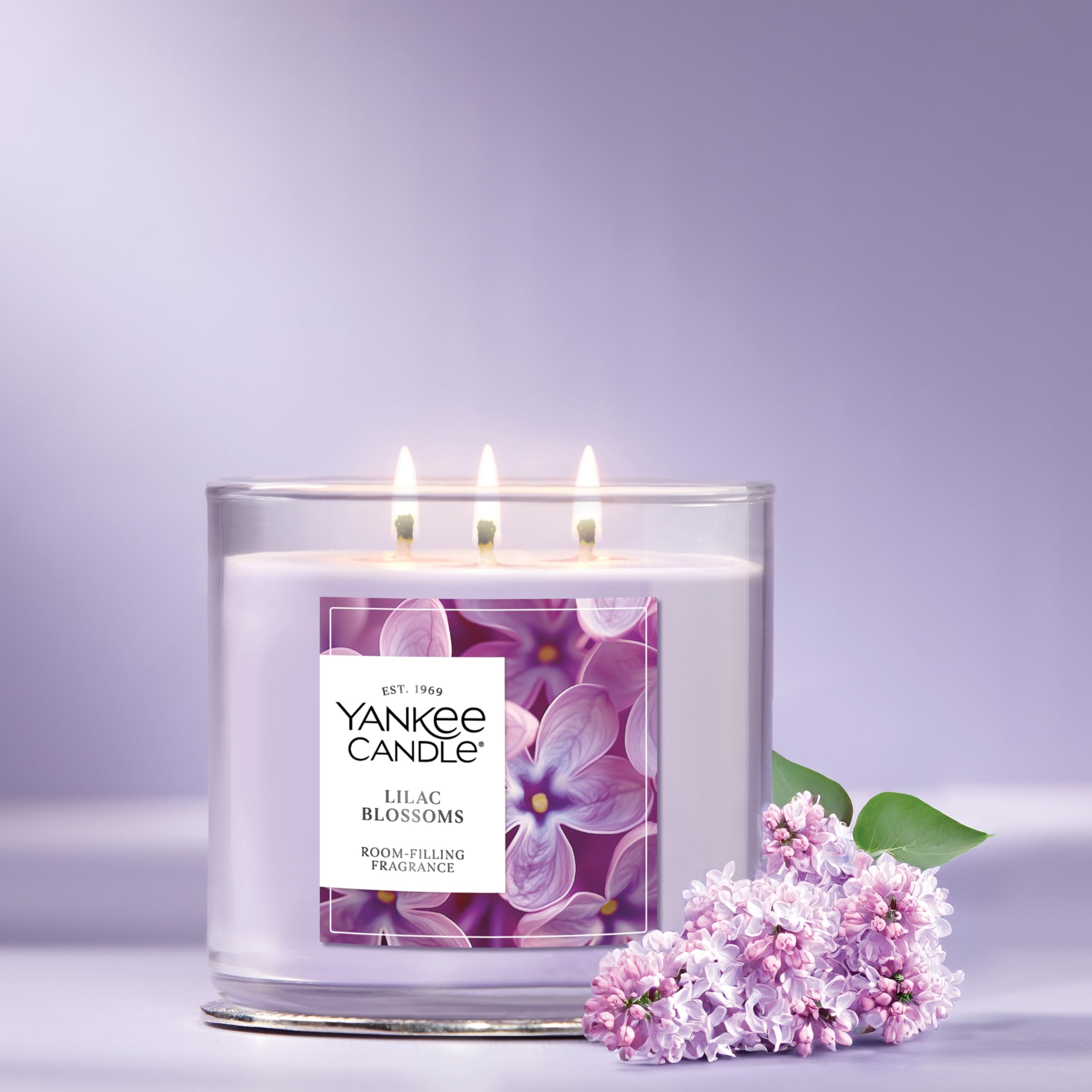 Amazon.com: Yankee Candle 3-Wick Candle Jar, Lilac Blossoms