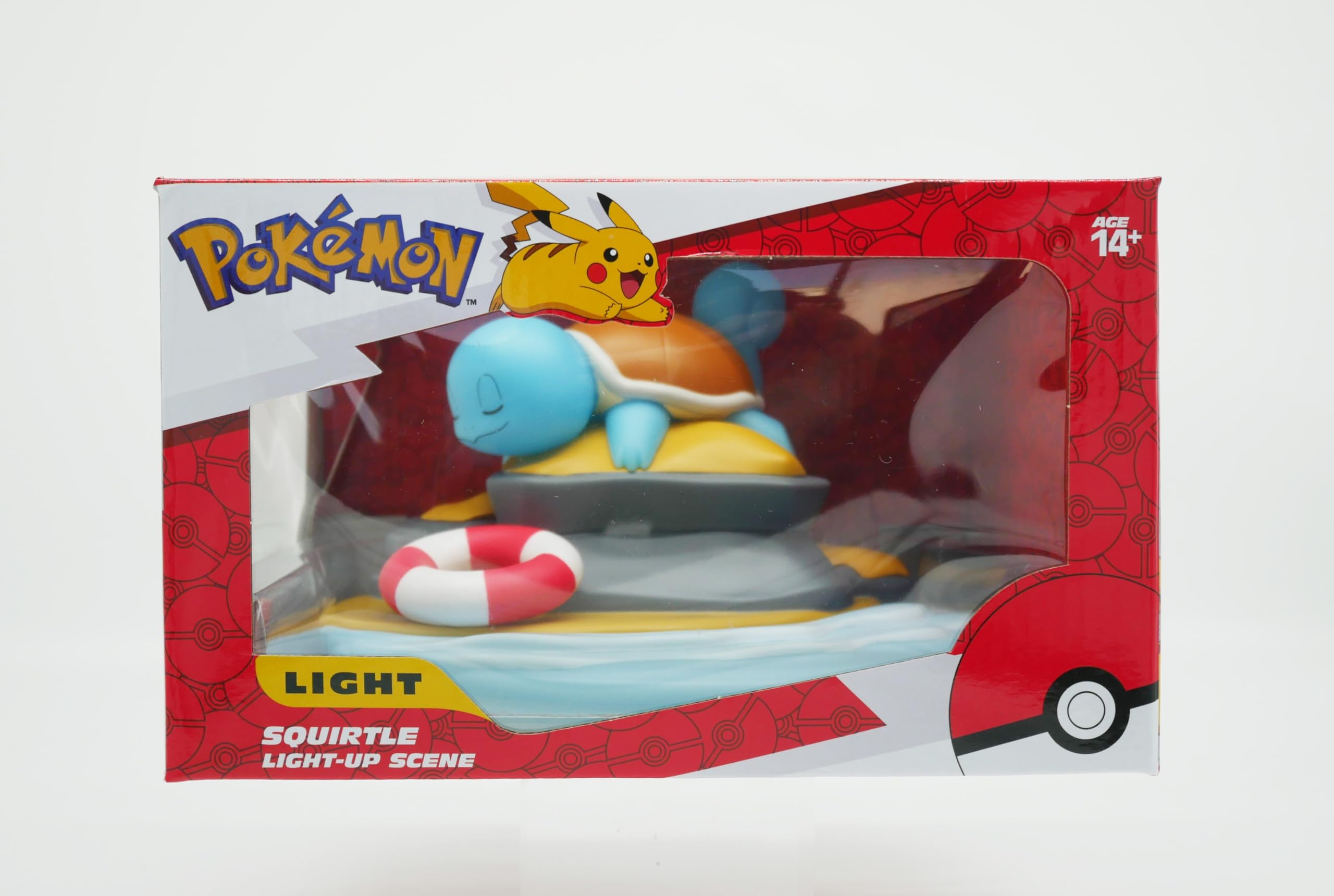 Pokemon Carapuce Figurine Lumineuse USB-C Teknofun 811418 Bleu-Blanc-Marron-Beige
