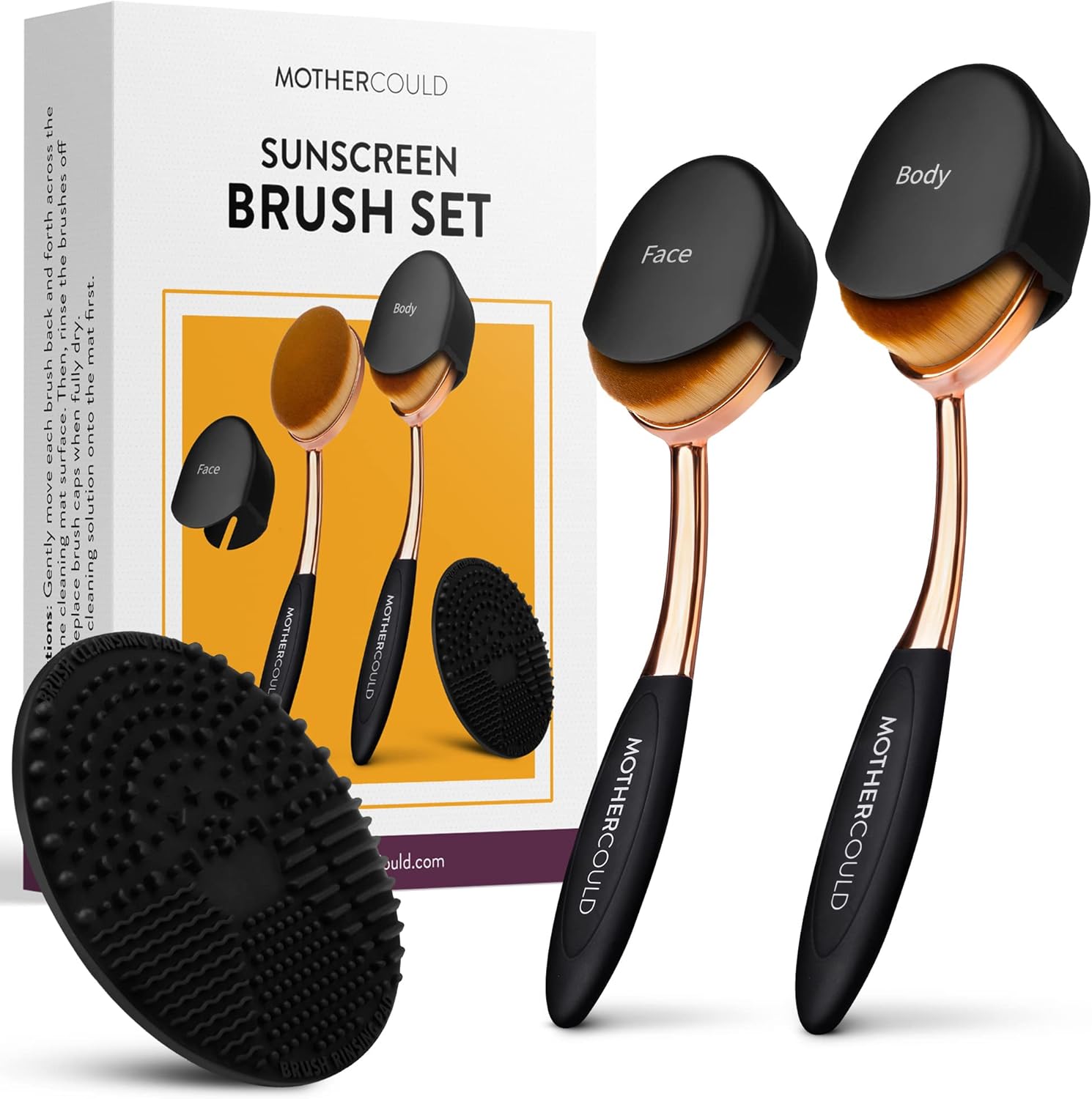 Sunscreen Brush Set Easy to use sunscreen applicator for kids, babies