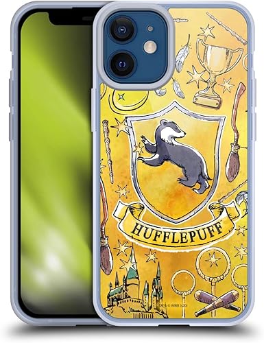 Vista 156 de Head Case Designs Funda de gel suave con licencia oficial de Harry Potter Slytherin, diseño de Reliquias de la Muerte XIII compatible con Apple