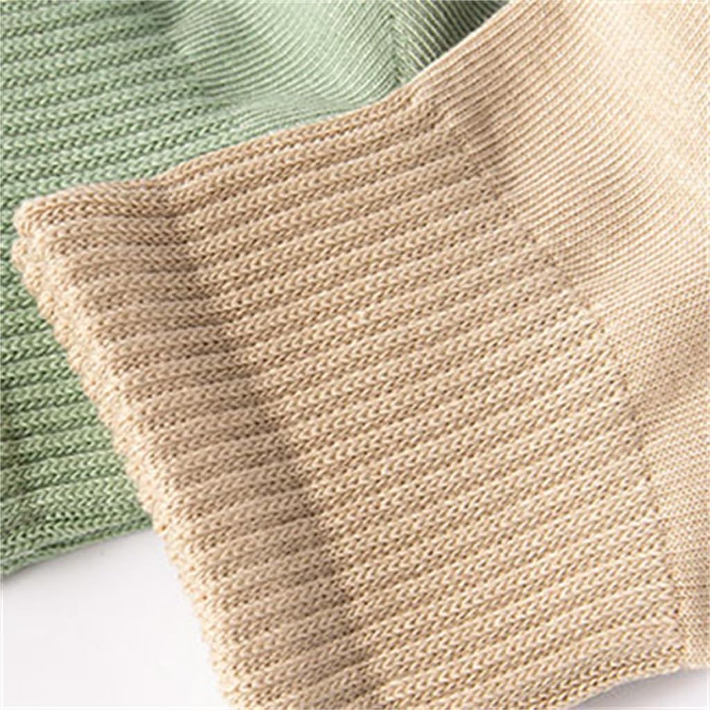 Socks for Men's Mid Length, Sports Sweat Absorbing Long Screw Mouth Short Cotton