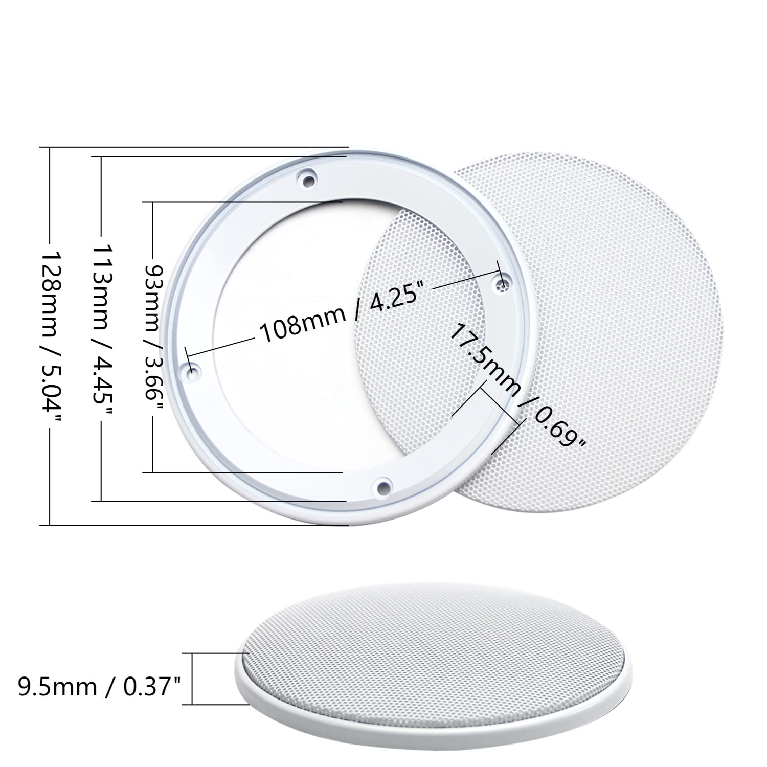Griglia Per Altoparlanti, 2/4/5/6,5/8/10 Pollici, Confezione - Foto 2