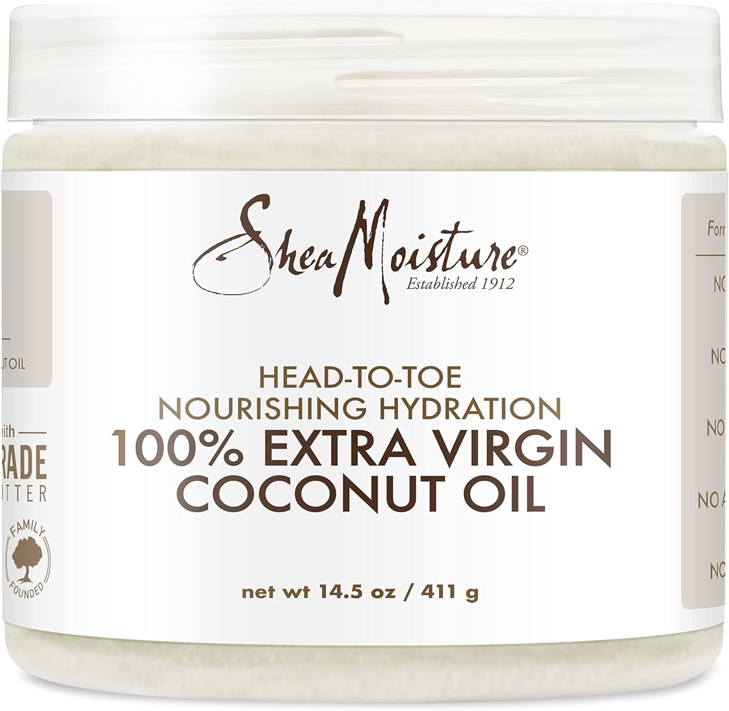 Shea Moisture Head-To-Toe Nourishing Hydration 100 Percent Extra Virgin Coconut Oil