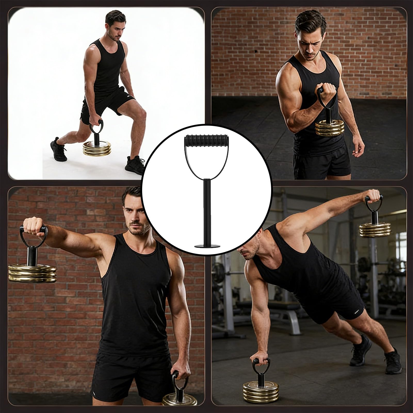 Kettlebell uchwyty do hantli, regulowany chwytak, nośność 99 kg, konwerter hantli, do treningu domowego, ćwiczeń fitness, treningu siłowego, podnoszenia ciężarów, sprzętu gimnastycznego