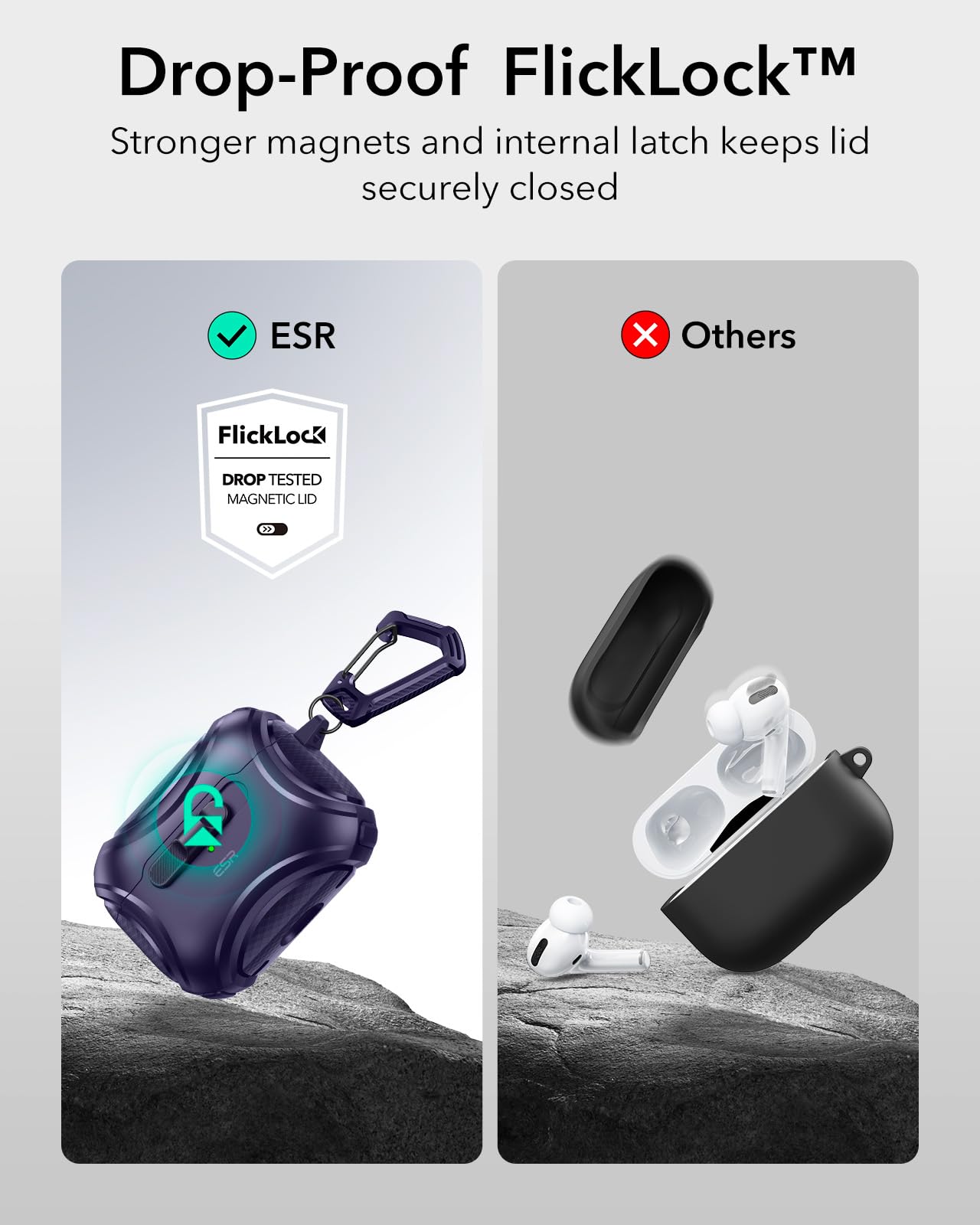 Amazon | ESR AirPods Pro2 ケース MagSafe対応 AirPods Pro 第2世代