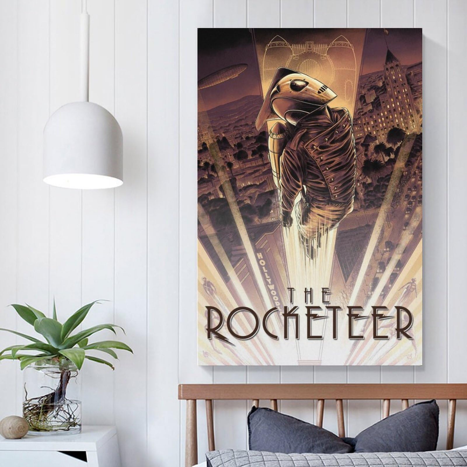 Amazon.co.jp: The Rocketeer 映画ポスター ロケッティア キャンバス 