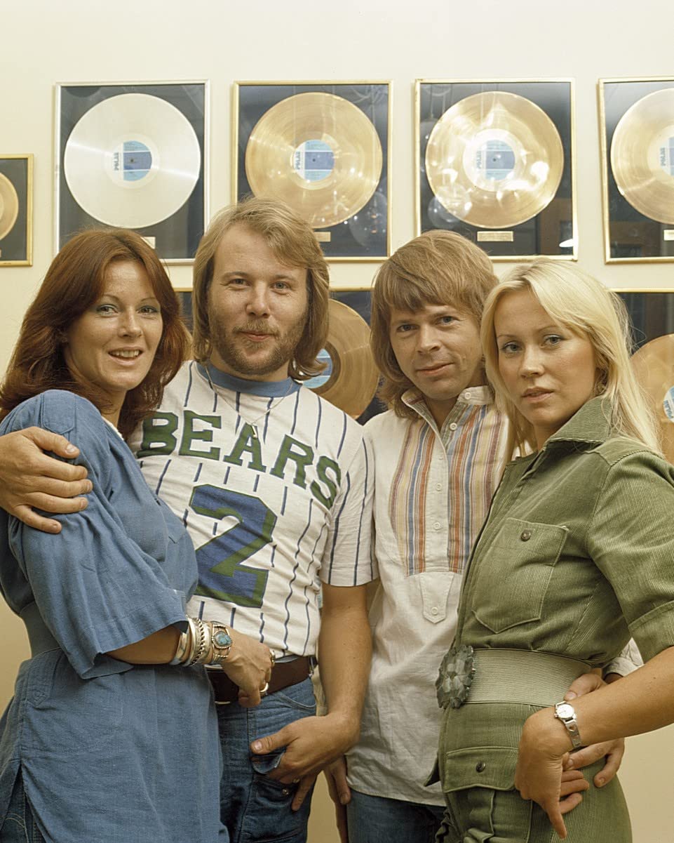 ABBA Group Agnetha Faltskog, Bjorn Ulvaeus, Benny Andersson, Anni-Frid Lyngstad 10x8 Photo
