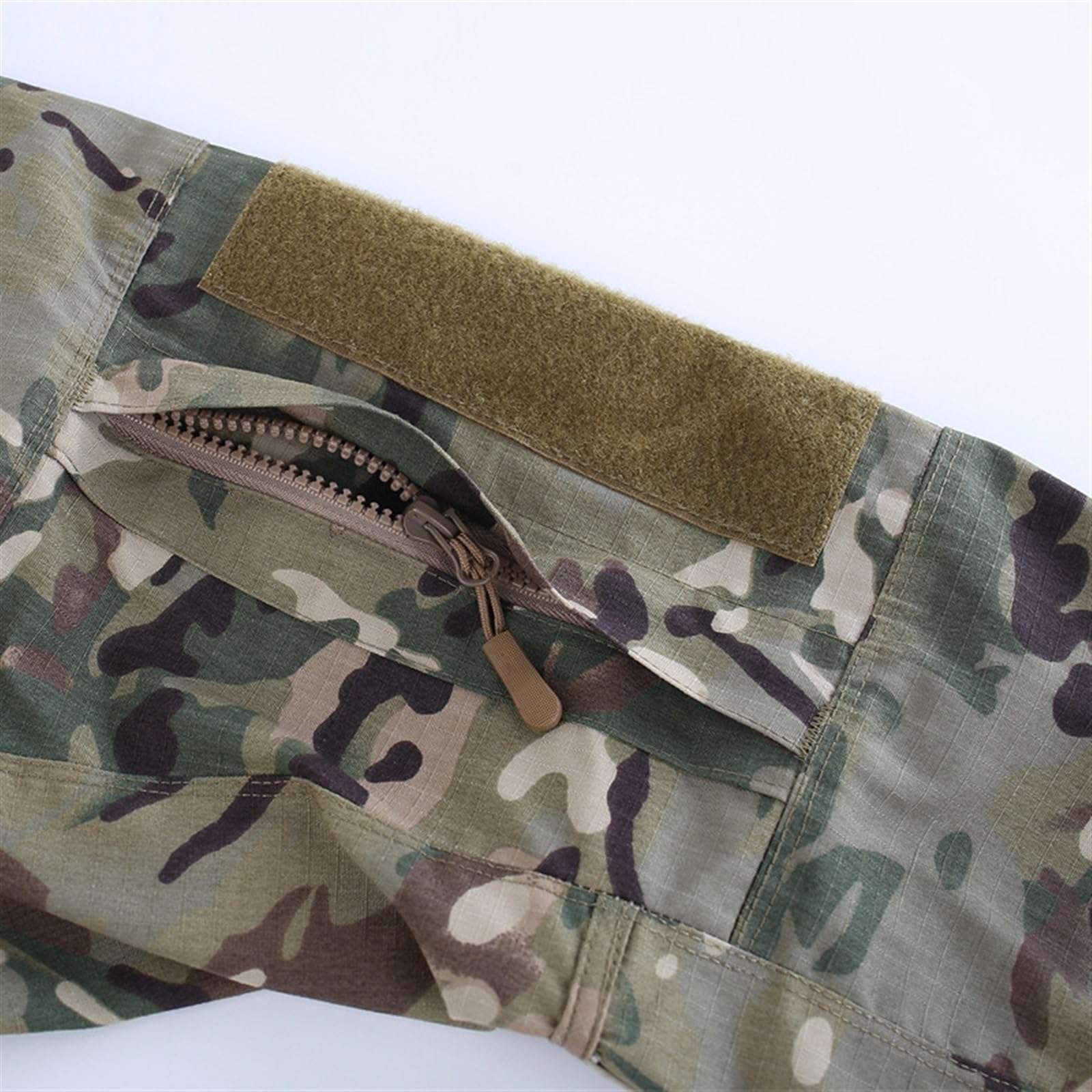 Camiseta de punto a cuadros para hombre, uniforme de camuflaje para montar al aire libre, senderismo, deportes, fanáticos del ejército, camisa táctica de combate
