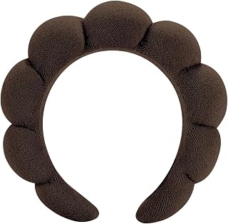 Spa Headbands for Women Washing Face, Facial, Makeup, Skincare | Puffy Terry Cloth Spa Hair band For girls Washing Face, For Facial Makeup, For Skincare Treatment