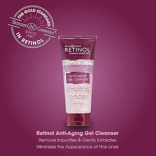 Miniatura 3 de Retinol Limpiador de gel antienvejecimiento: limpia suavemente las impurezas de los poros y exfolia para una piel suave y tersa. Microperlas ricas