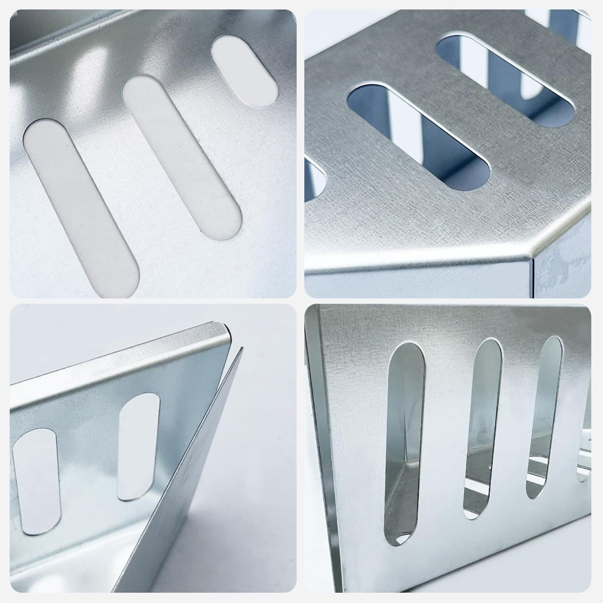 Cestino per Carbonella da Barbecue in Acciaio Inox BBQ Charcoal Basket, Pezzi per un Calore Uniforme Nella Griglia Del Bollitore, Cestino Di Carbone, Facile Da Pulire e Sovrappostibile